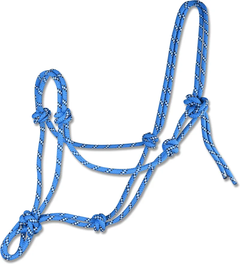 Geknoopt Halster - Bijna Uitverkocht! | Pony von Waldhausen in Azure blue, Braun – Produktfoto