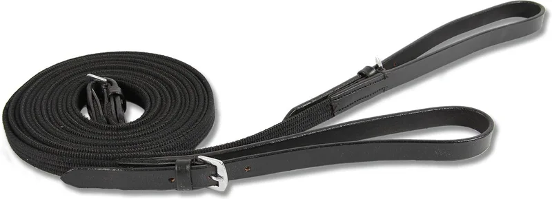 Gevlochten Teugels Met Gespen - Bijna Uitverkocht! by Waldhausen in Black – product photo