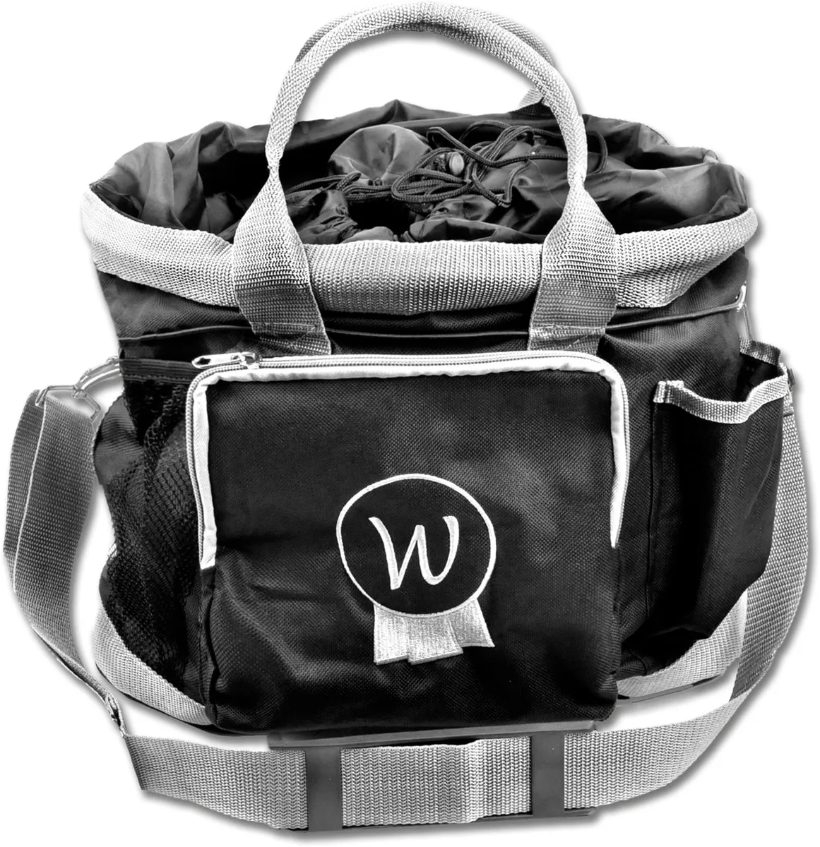 Grooming Bag van Waldhausen in Burgundyred, Pewter – productfoto