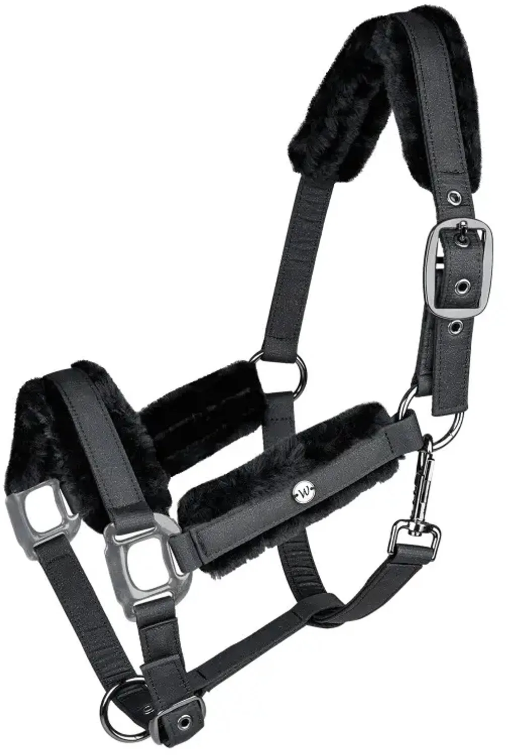 Halsband voor pony met vacht Waldhausen Phoenix de Waldhausen en Noir – photo produit