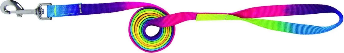 Halsterlijn Regenboog Met Haak 2 m de Waldhausen en Multicolore – photo produit