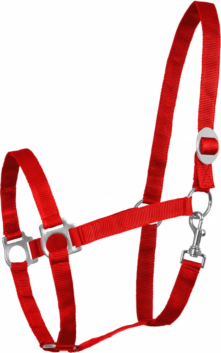 Halter Perlon - Paardenhalster - Full by Waldhausen in Red – product photo