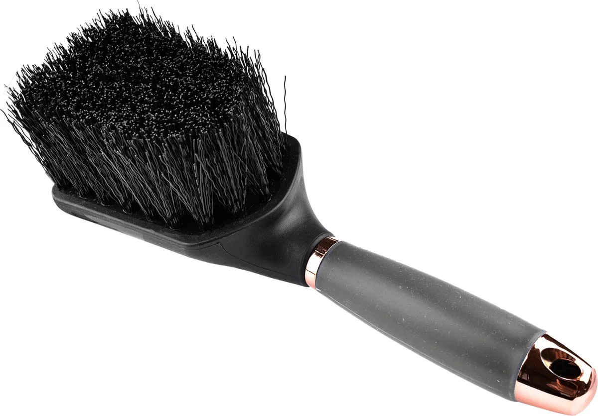 HOOF BRUSH WITH GEL HANDLE von Waldhausen in Schwarz, Rosegold – Produktfoto
