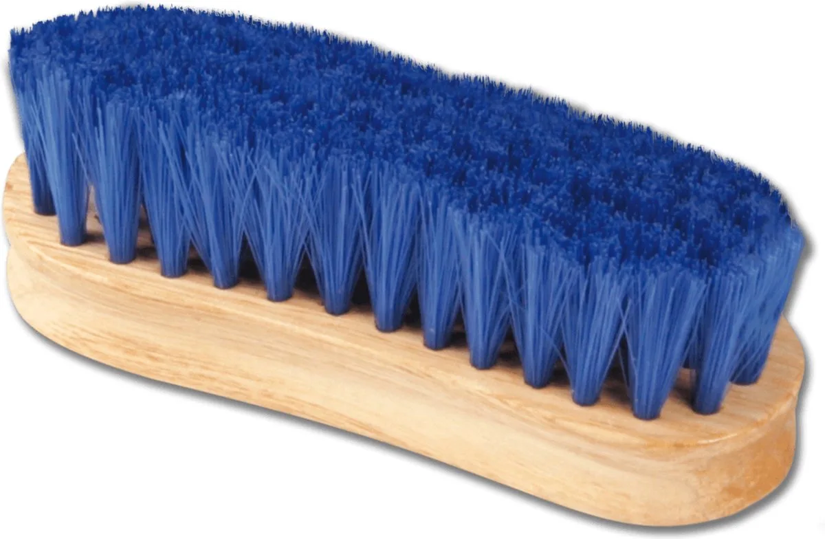 Hoofdborsteltje - Paardenverzorging - 12x3 cm Blauw fra Waldhausen i Blå – produktbillede