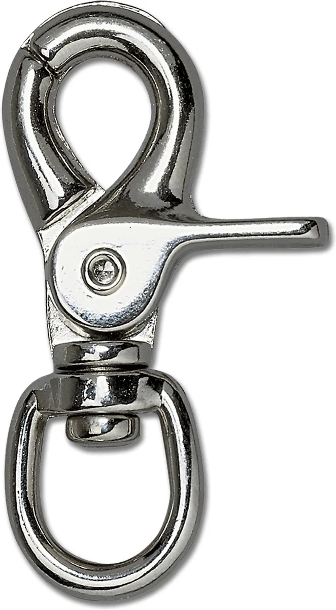 Karabijnhaak Voor Geleiderol - Bijna Uitverkocht! van Waldhausen in Zilver – productfoto