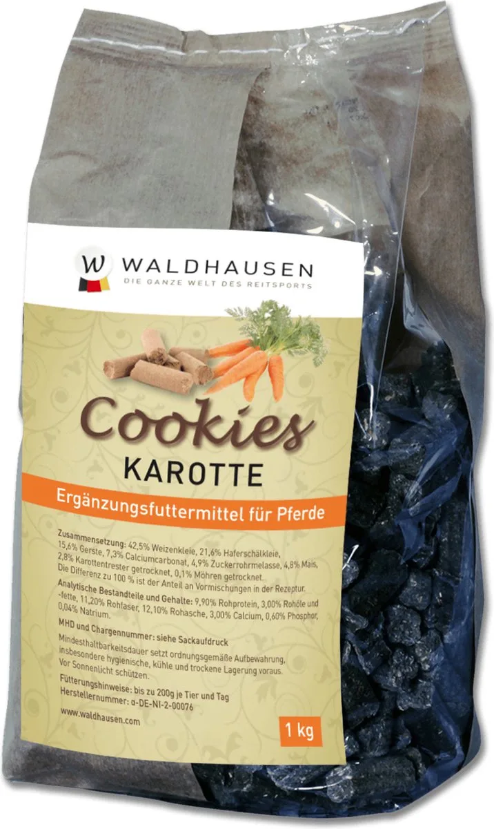 Koekjes Paardensnoepjes - Wortel - 1 kg von Waldhausen – Produktfoto