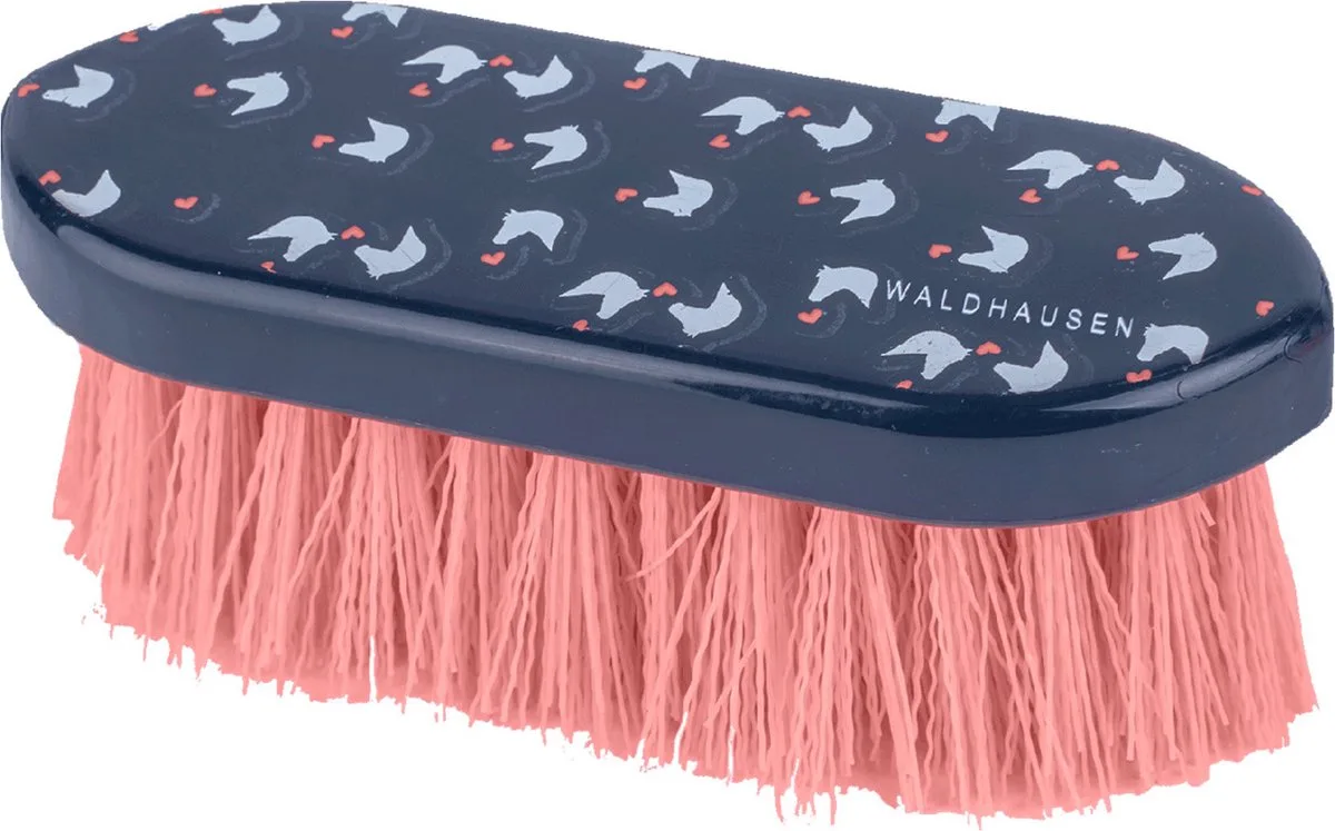 Lucky Heart Borstel - Paardenverzorging - Nachtblauw Lucky Heart fra Waldhausen i Night blue, Lucky – produktbillede