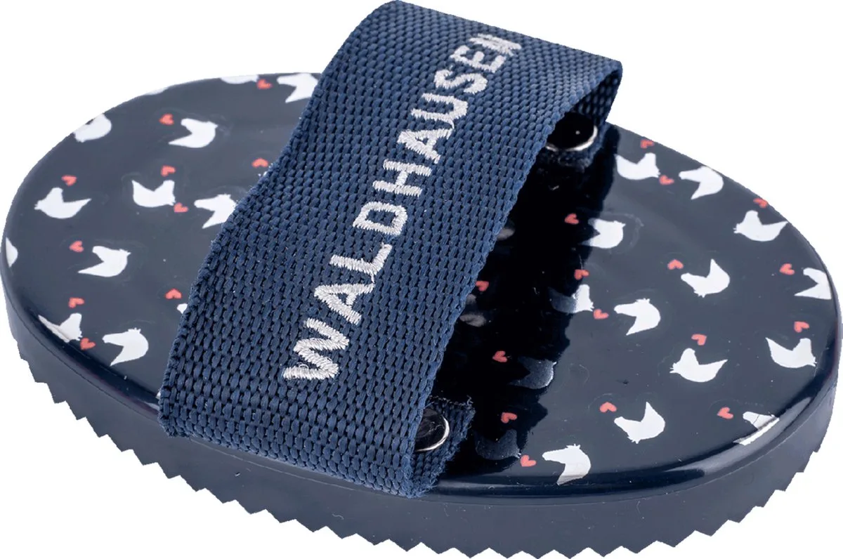 Lucky Heart Rosborstel - Paardenverzorging - Nachtblauw Lucky Heart fra Waldhausen i Night blue, Lucky – produktbillede