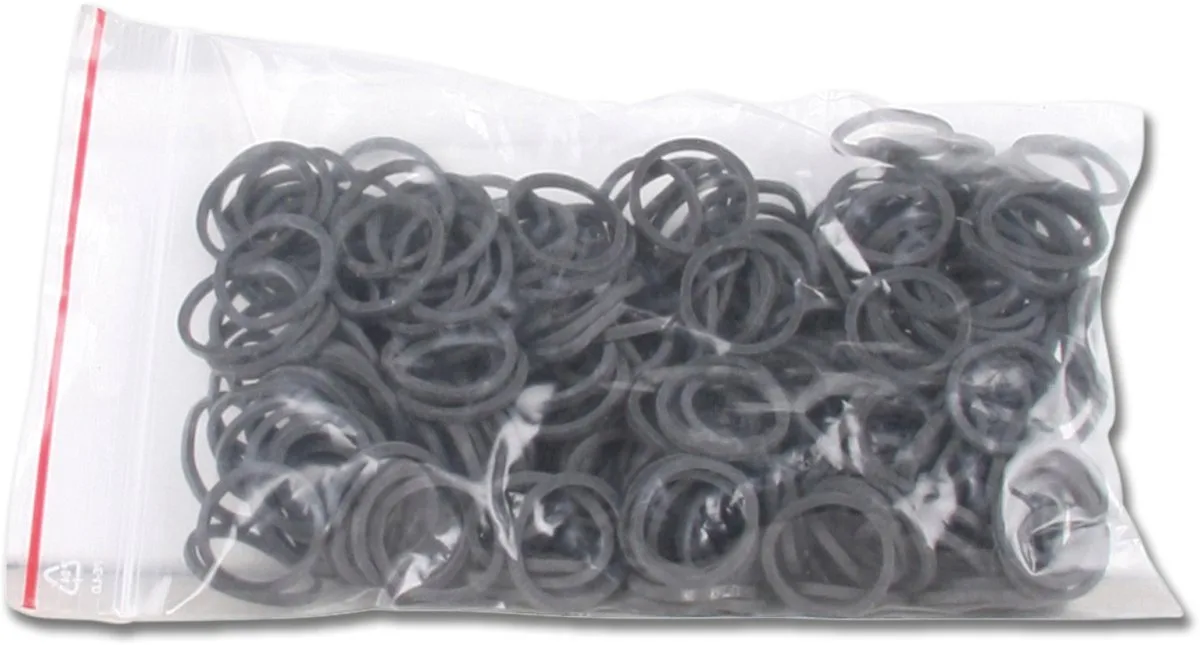 Mane Plaiting Bands, Bag 50 G fra Waldhausen i Brun – produktbillede