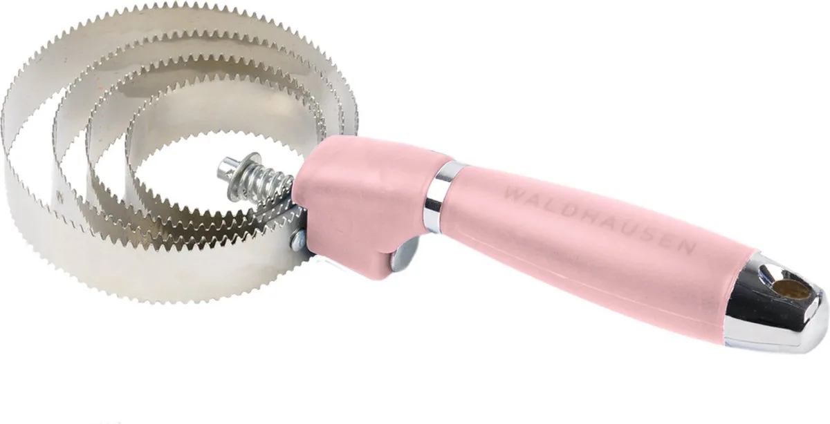 Metalen Rosborstel Met Gelgrip 24 cm - Paardenverzorging - Lichtroze Met Gelgrip by Waldhausen in Linnea pink – product photo