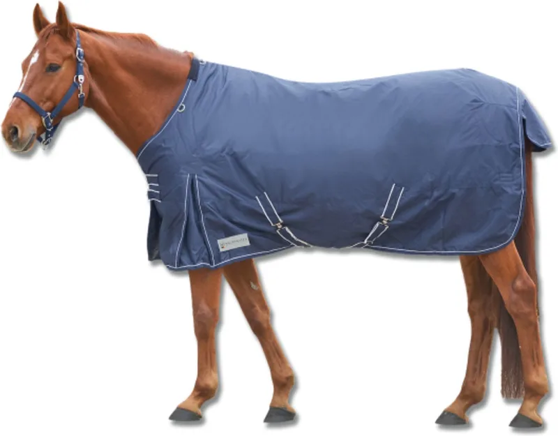 Outdoordeken Economic 200 Grams - Paardendekens - 195 200 Gram von Waldhausen in Blau – Produktfoto