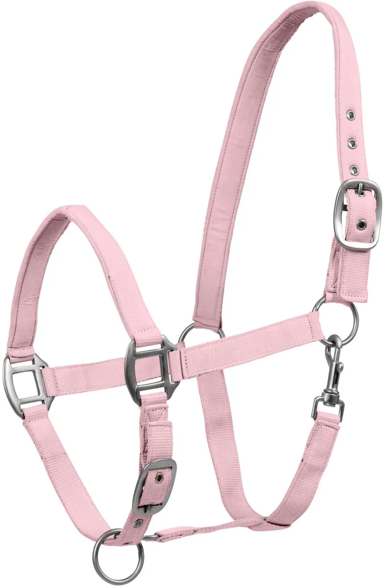 Perlon Satin - Paardenhalster - Cob de Waldhausen en Lichtroze – photo produit