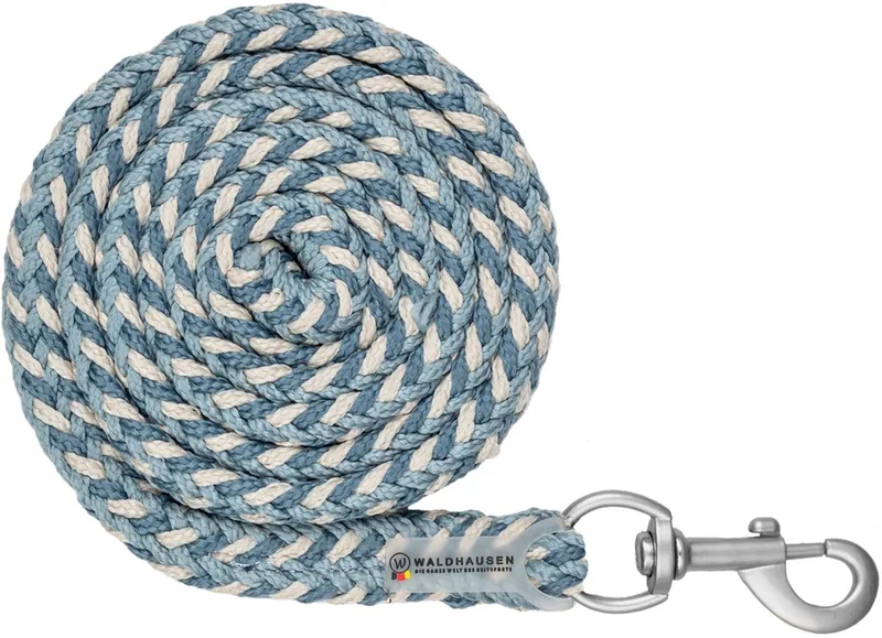 Plus Halster Touw - Paardenhalsterlijn - Nachtblauw Korenblauw fra Waldhausen i Zilverblauw – produktbillede