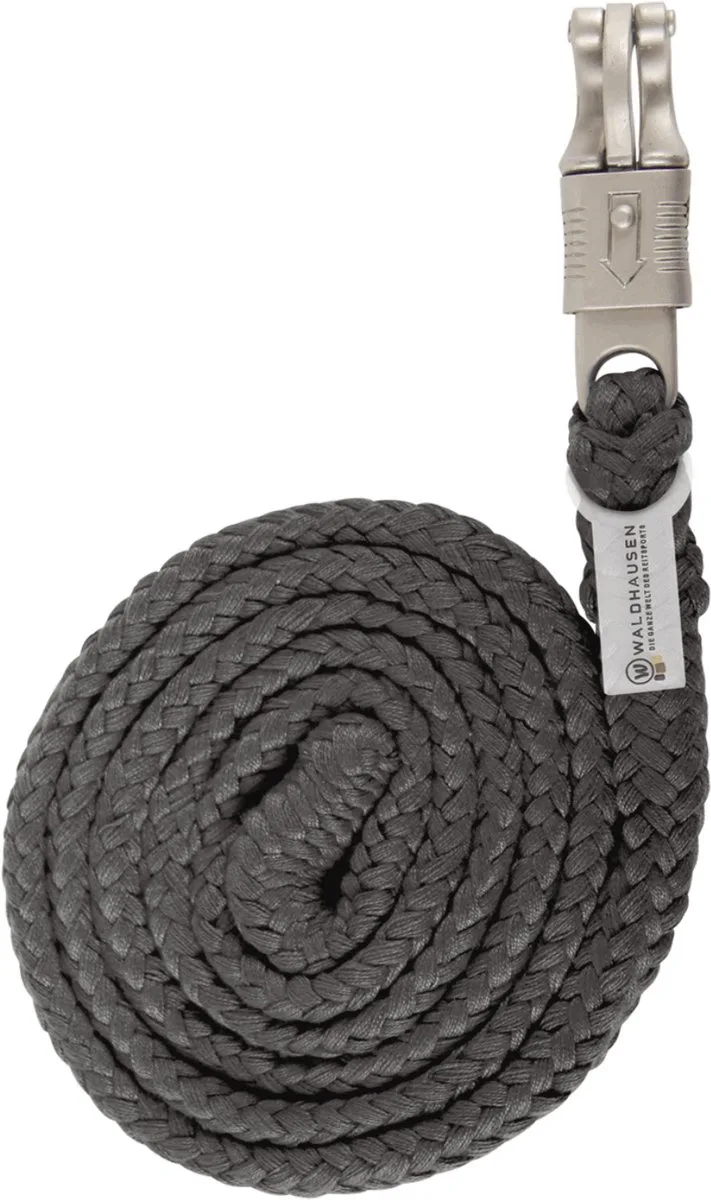 Plus Halstertouw Met Paniekhaak - Bijna Uitverkocht! van Waldhausen in Anthracit – productfoto