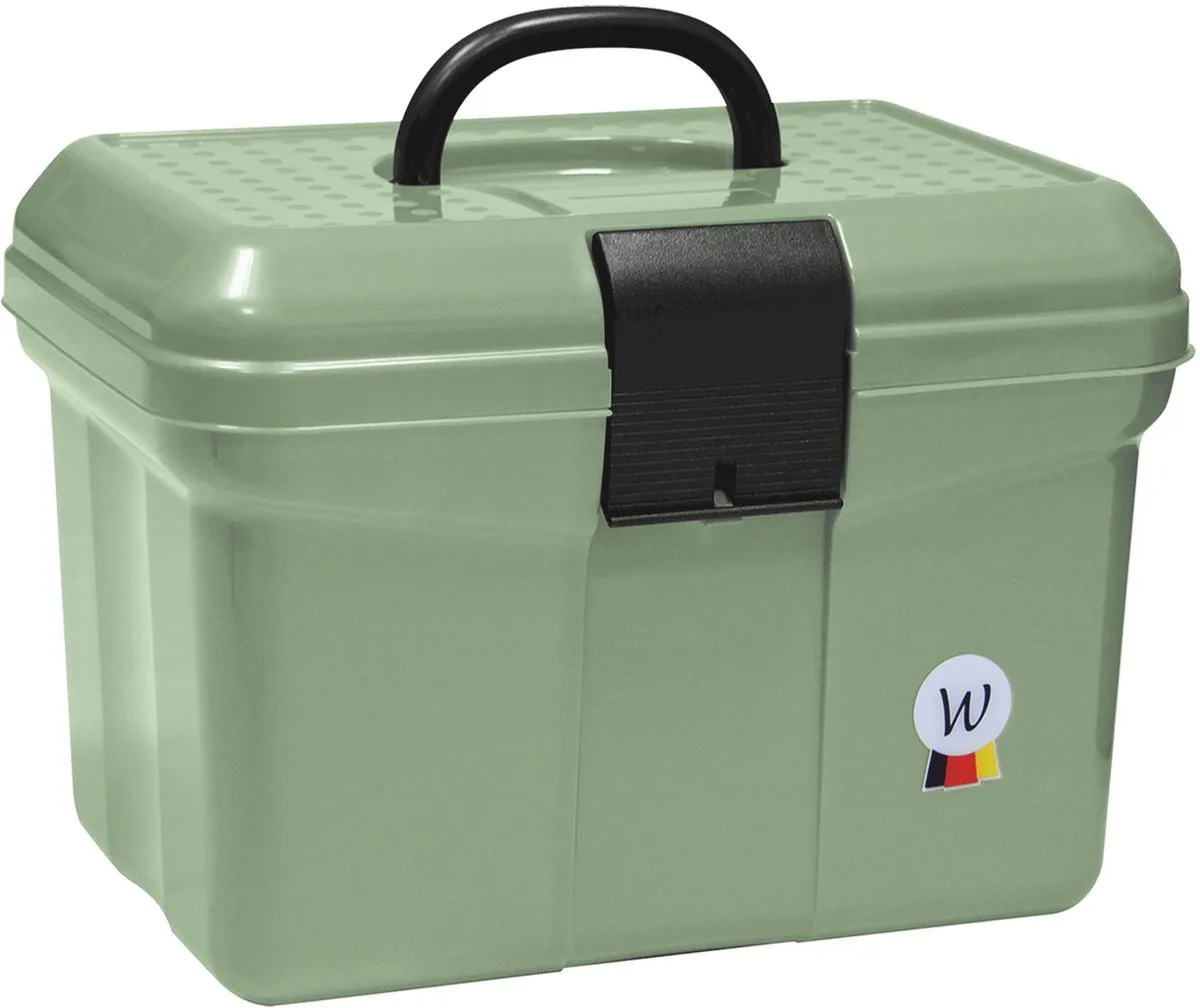 Poetsbox Eco - Paardenverzorging - 42x30x28 cm von Waldhausen in Grün – Produktfoto