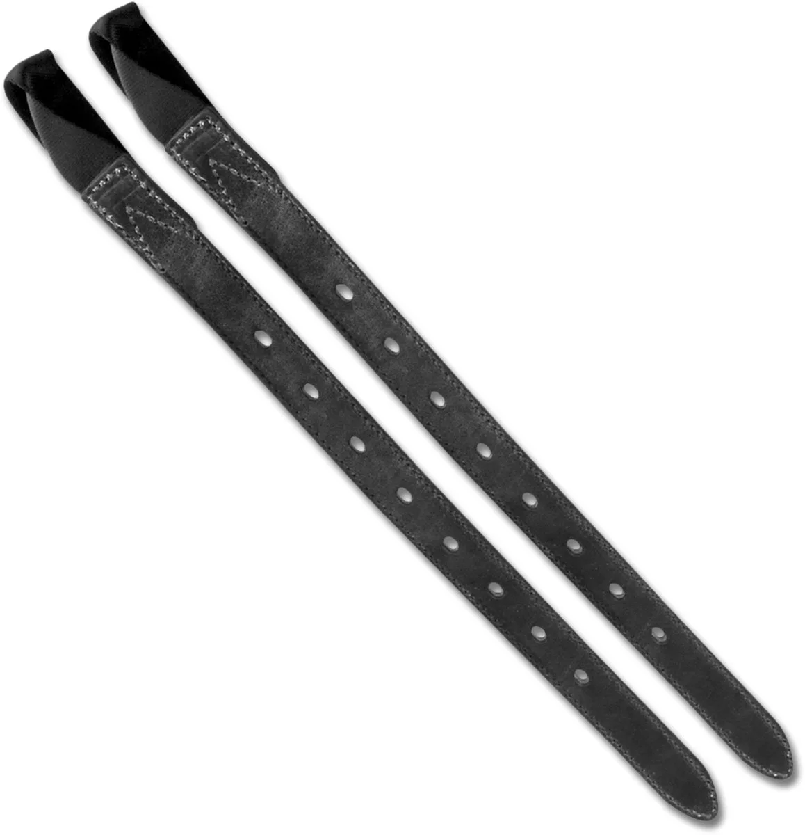 Quick-Change Girth Straps, Leather 10 & 13 fra Waldhausen i Sort – produktbillede