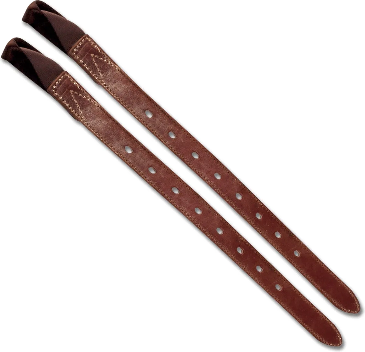 Quick-Change Girth Straps, Leather 15 & 16 von Waldhausen in Braun – Produktfoto