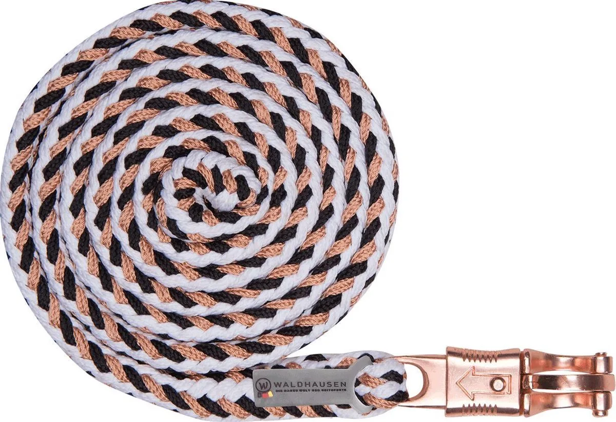 Rosé Shine halstertouw met paniekhaak von Waldhausen in Rose – Produktfoto