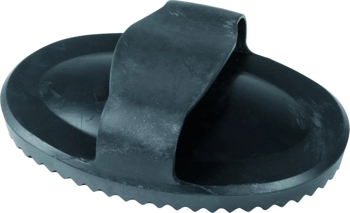 Rubber Rosborstel Kind - Paardenverzorging - Voor Kinderen de Waldhausen en Noir – photo produit