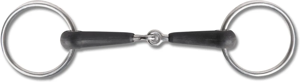 Rubberen Bustrens Met Enkel Gebroken Mondstuk - Bijna Uitverkocht! de Waldhausen en Argent – photo produit