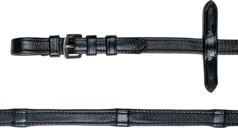Rubberen Leren Teugels - Bijna Uitverkocht! de Waldhausen en Noir – photo produit