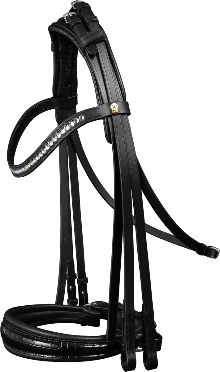 S Line Dubbel Hoofdstel Magic - Bijna Uitverkocht! | Full de Waldhausen en Noir – photo produit