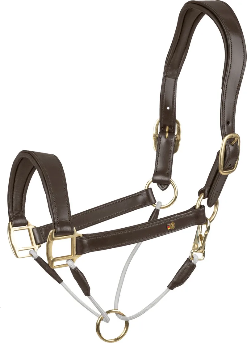 S-LINE LEDEREN HALSTER ROYAL de Waldhausen en Marron – photo produit