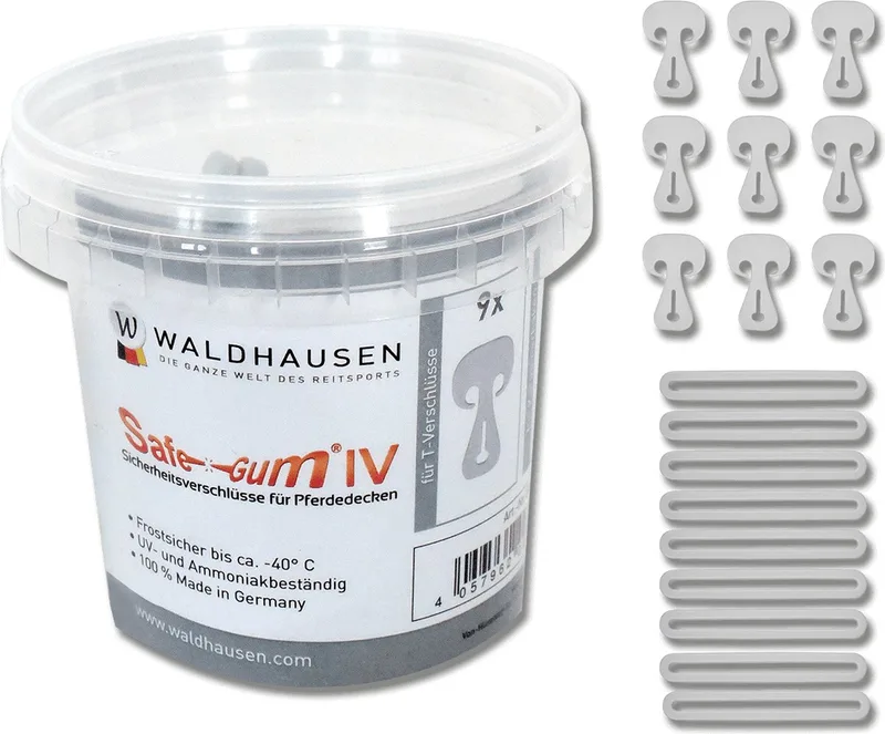 Safe Gum Peesbeschermers, Set Van 18, Gemengd - Bijna Uitverkocht! by Waldhausen in Silver grey – product photo