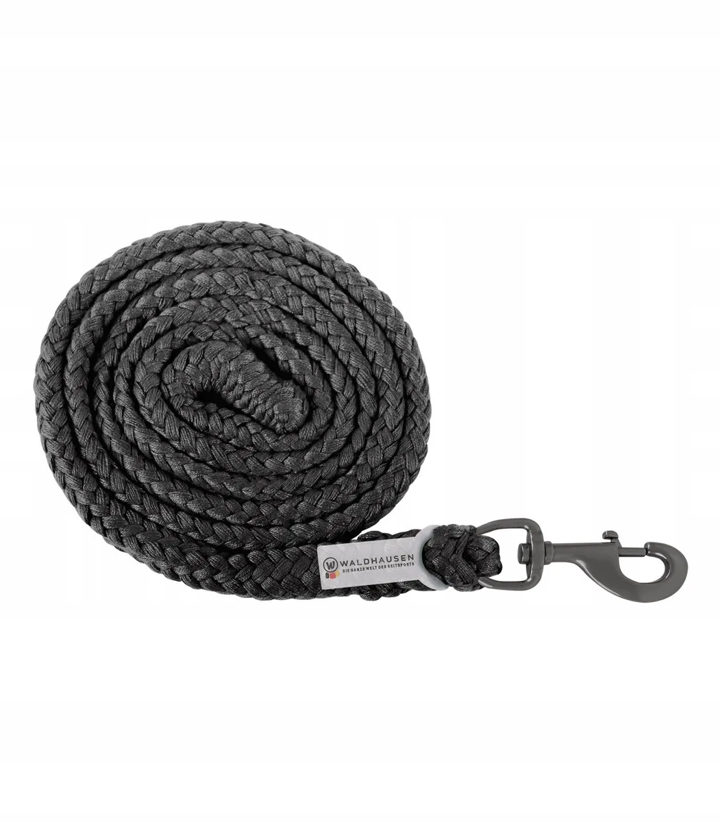 Satin Lijn met Karabijn 200cm van Waldhausen in Zwart – productfoto