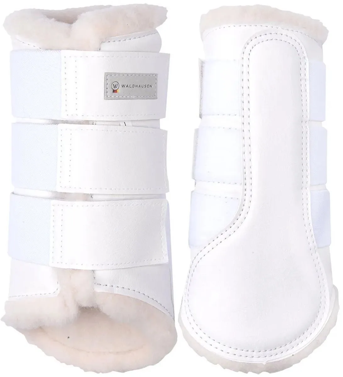 Soft Dressage Boots de Waldhausen en Blanc – photo produit
