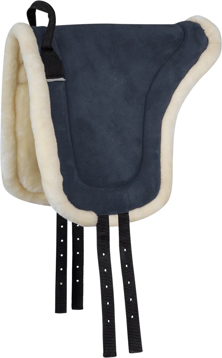 Soft Riding Halve Pad Zwart Pony de Waldhausen en Night Blue – photo produit