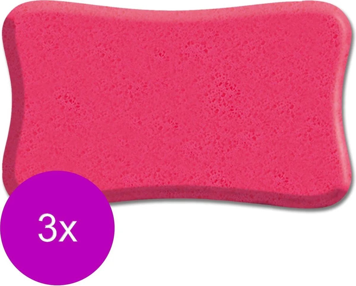 Spons - Paardenverzorging - 3 x 16x10.5x5 cm Roze von Waldhausen – Produktfoto