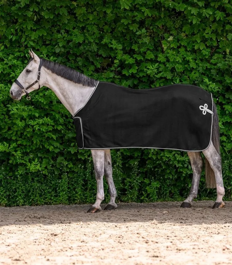 Sponsor fleecedeken - 205 (6.9) - Zweetdeken de Waldhausen en Noir – photo produit