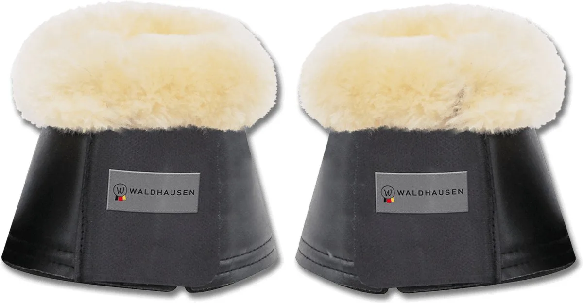 Springschoenen zwart met lamsbont maat XL de Waldhausen en Noir – photo produit