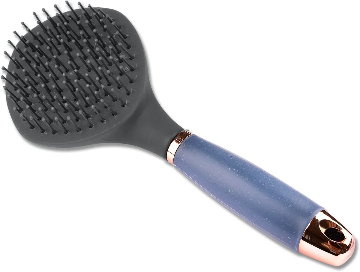 Staartborstel met Gelhandvat One size von Waldhausen in Schwarz, Rosegold – Produktfoto