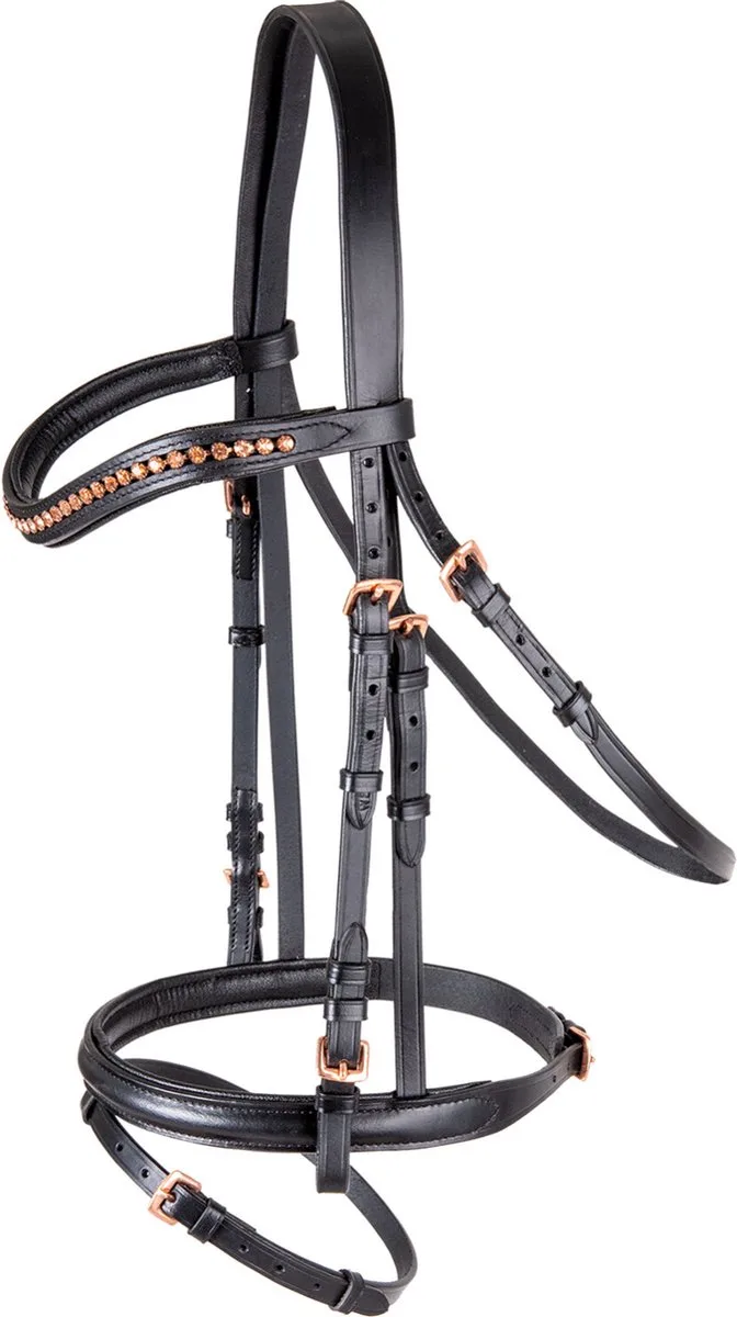 STAR hoofdstel Rozemarijn Pony by Waldhausen in Black – product photo
