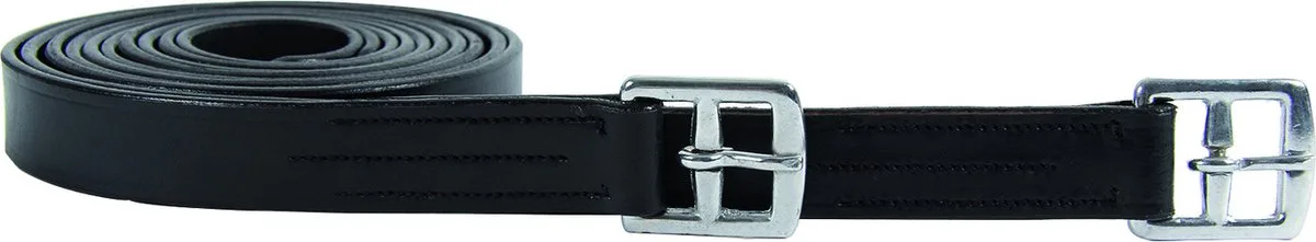 Star stijgbeugelriemen leer 150cm de Waldhausen en Noir – photo produit
