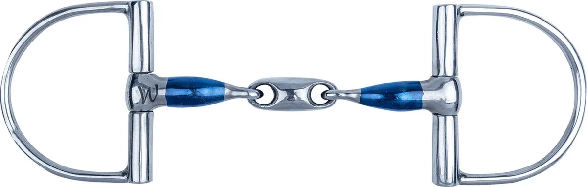 Sweet Iron D-trensbit, Dubbel Gebroken, Anatomisch - Bijna Uitverkocht! von Waldhausen in Silber – Produktfoto