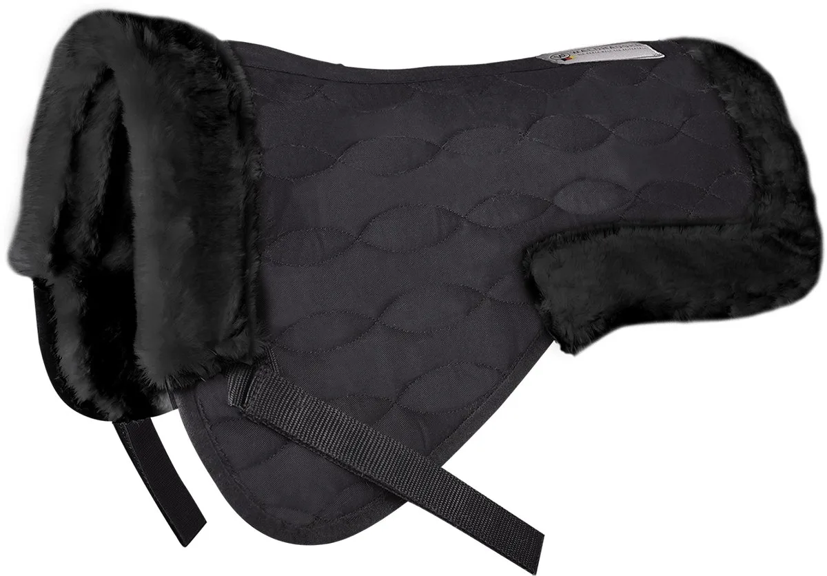 Synthetic Lambskin Halve Pad Zwart Full de Waldhausen en Noir – photo produit