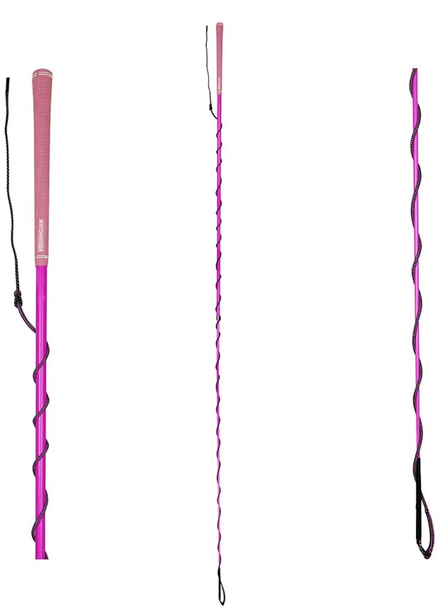 Telescopische Longeerzweep Met Golfhandvat - Bijna Uitverkocht! de Waldhausen en Neon Pink – photo produit