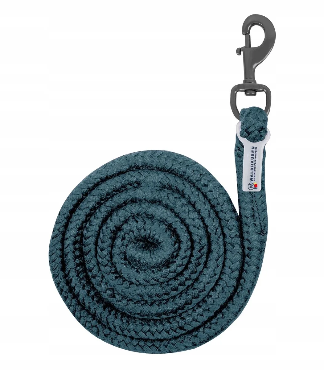 Uwiąz Satijn Karabijnhaak Petrol Blauw 200cm by Waldhausen in Petrol blue – product photo