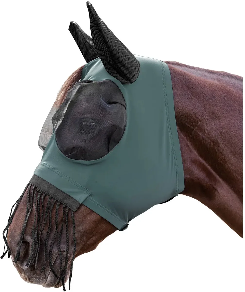 Vliegenmasker voor paarden met neusfranje Waldhausen Puck de Waldhausen – photo produit