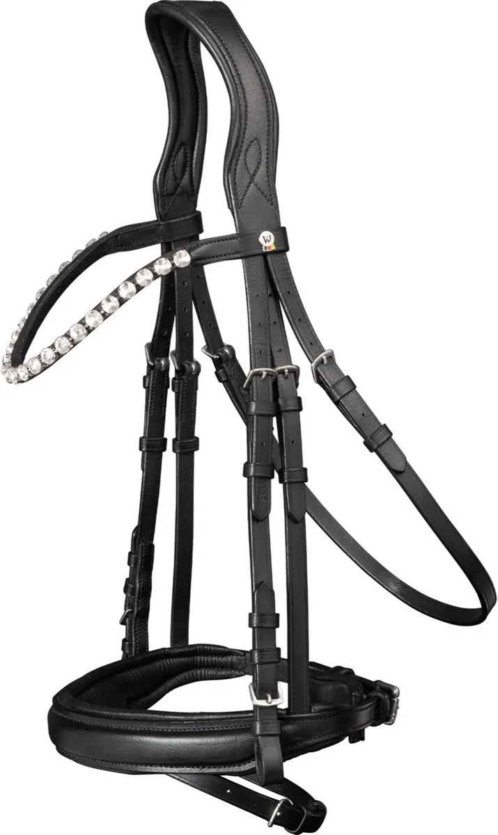 Waldhausen X-Line hoofdstel Beauty Pony by Waldhausen in Black – product photo