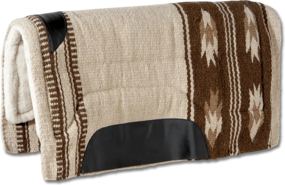 Western Utah Zadeldekje Bruin fra Waldhausen i Brun, Beige – produktbillede