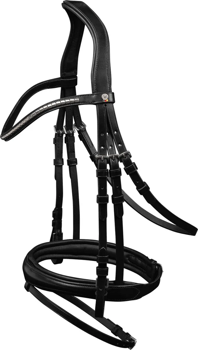 X-Line hoofdstel Clincher by Waldhausen in Black – product photo