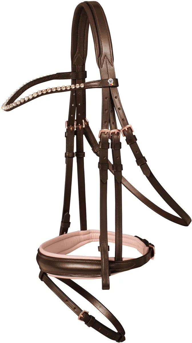 X-LINE HOOFDSTEL ROSÉ de Waldhausen en Marron – photo produit