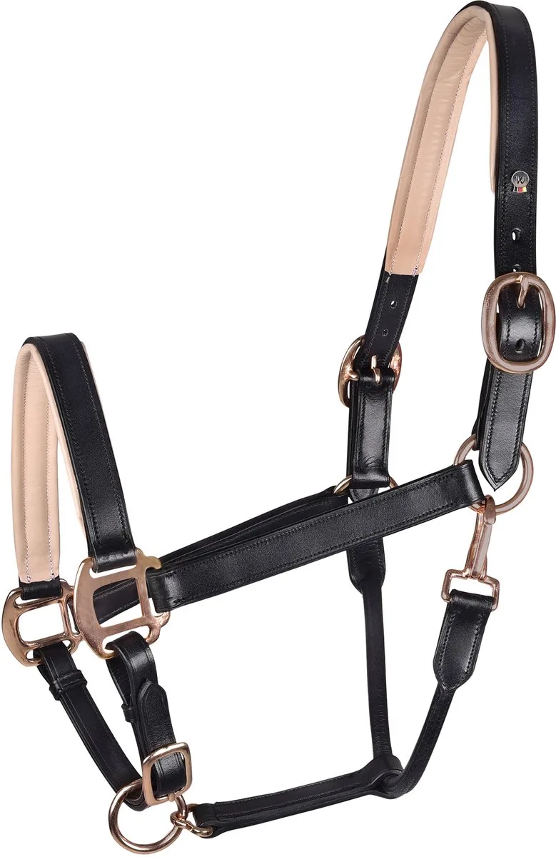 X-LINE LEDERHALSTER ROSÉ från Waldhausen i Svart – produktbild