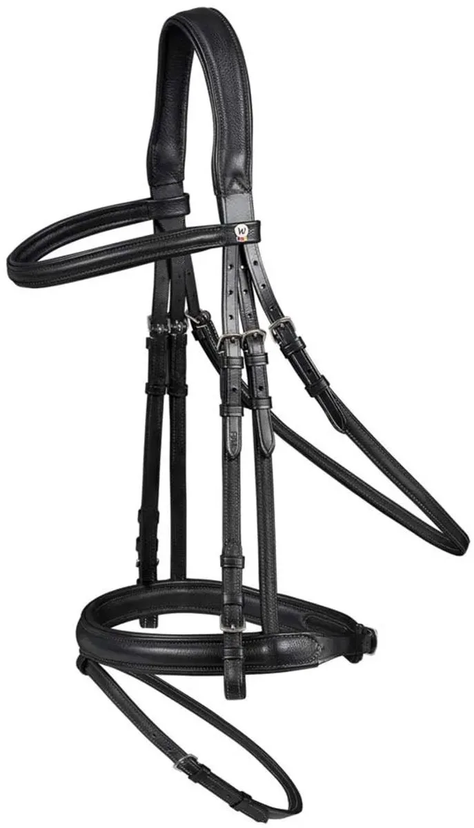 X-Line trenshoofdstel Supersoft de Waldhausen en Noir – photo produit
