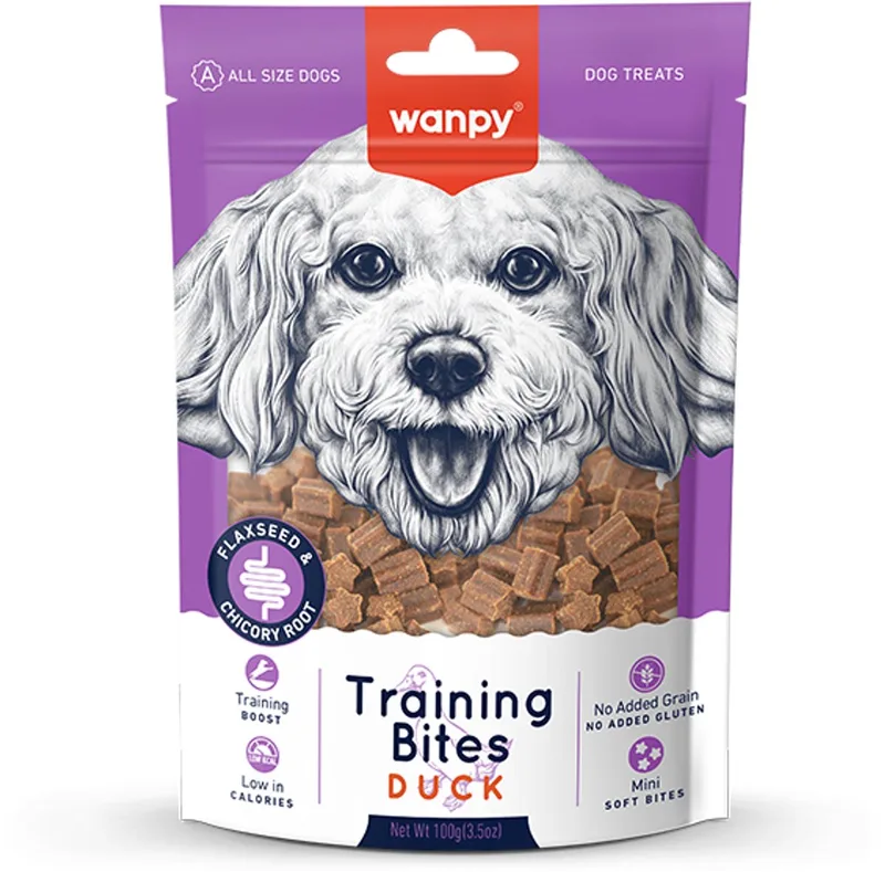 Training Bites - Eend - hondensnack by Wanpy – product photo