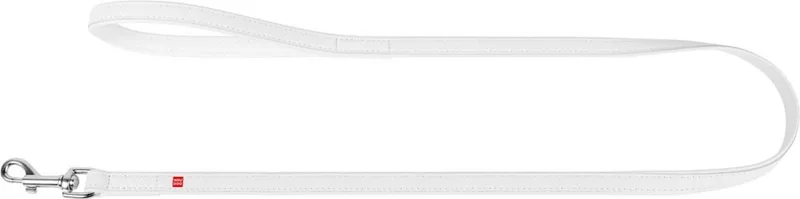 Design Hondenriem - Echt Leder - Breedte: 25 mm - Lengte: 122 cm by Waudog in White – product photo